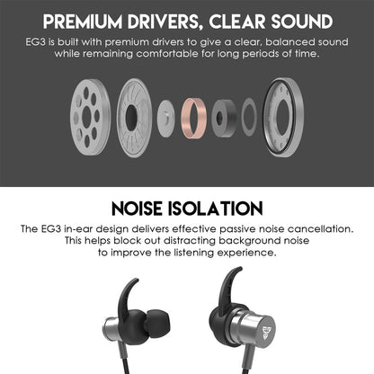 Fantech, Eg3 Wired Gaming Earbuds, Available in Different Colors