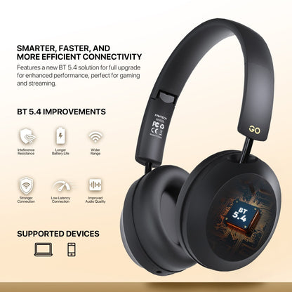 Fantech, Wh02S Go Air: Bluetooth, Wireless Headphones, Built-In Microphone