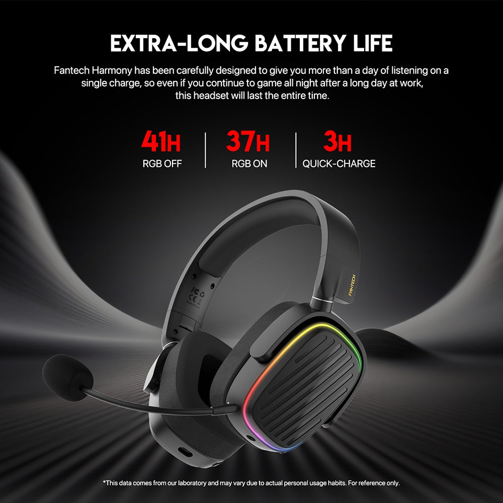 Fantech, Whg02 Harmony: Tri Mode Bluetooth, Wired, Usb Wireless Headset