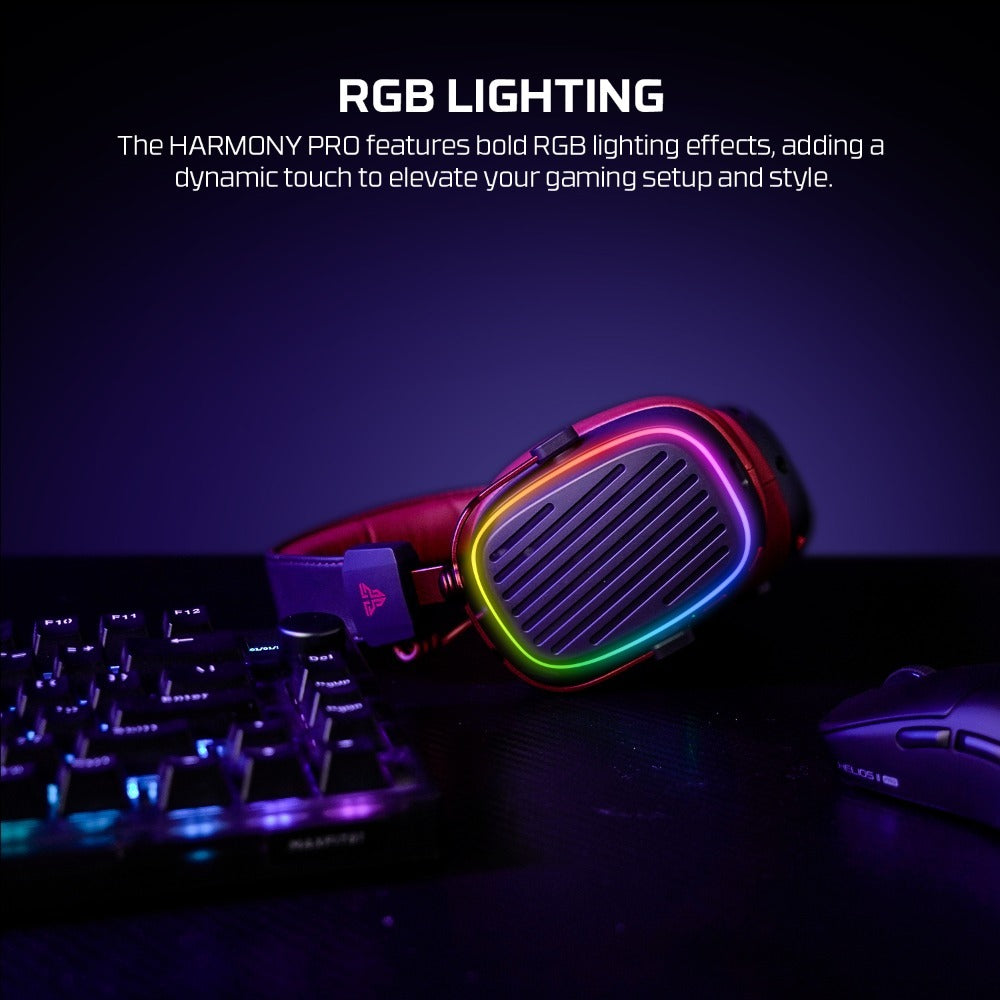 Fantech, Whg02 Pro Harmony: Tri Mode Bluetooth, Wired, Usb Wireless Headset, Up To 90 Hours Playback