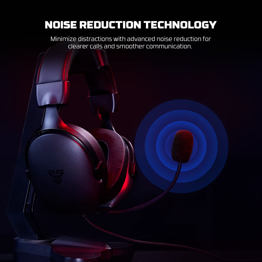 FANTECH MH92 CARBON Immersive Audio Gaming Headset, Crystal-Clear Noise Canceling Mic