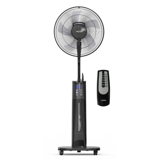 HAEGER Digital Fan with Humidifier Black Mist II, HF-18R.002A