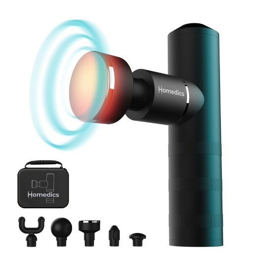 HoMedics, Myti Black Mini Massage Gun With Heated Head Hhp-65