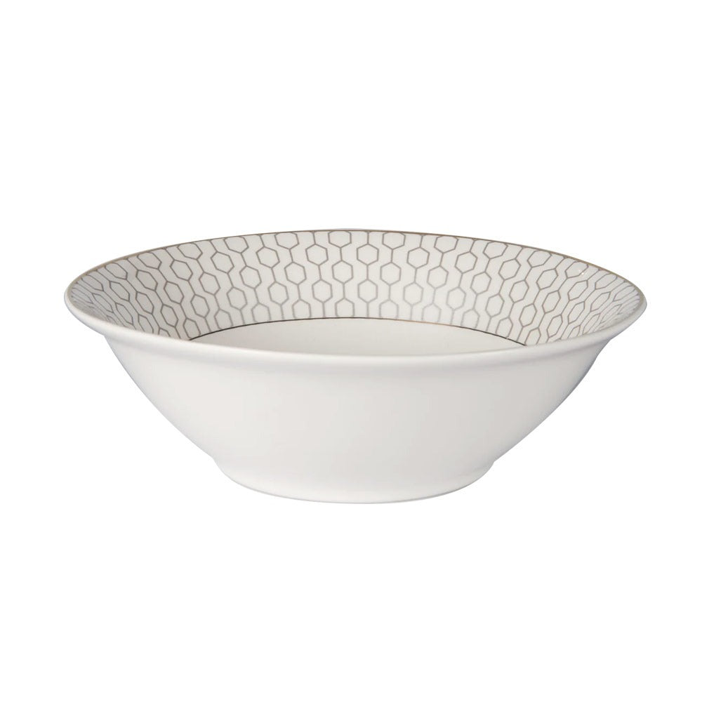 Sym Arris Silver Salad Bowl 23cm, HJCNB-02B3AR