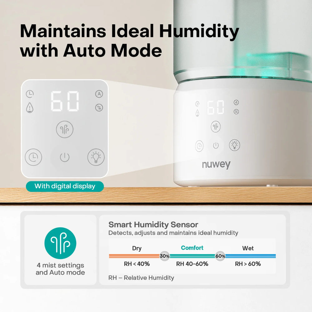 Nutricook Nuwey Ultrasonic Humidifier, HM330ME