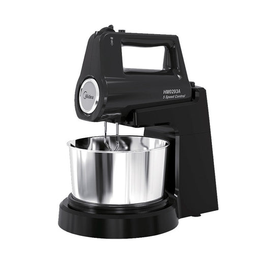 Midea, Stand Mixer With Stainless Bowl Black Color 400W 5 Speeds