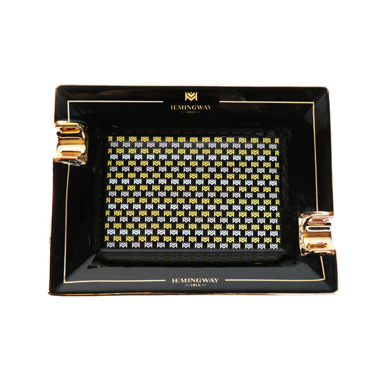 Hemingway Ceramic Ashtray - [BLACK], HMW-HA001