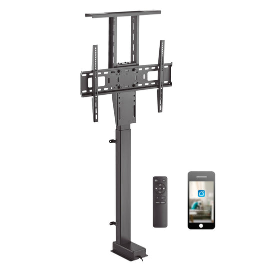 Holmios, Smart Motorized Lift Mount (Steel+Plastic), 37-80-Inch, Up To 60Kg, Adjustable Height, Remote Control, 500057004