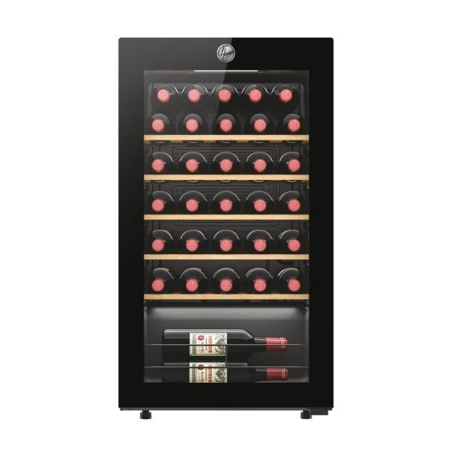 Hoover, Wine Cooler, Freestanding 1 Zone, 34 Bottles