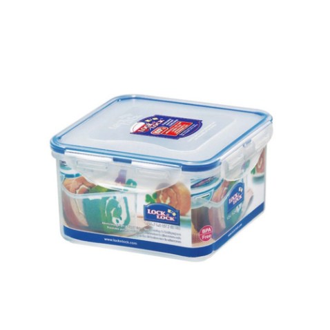 LocknLock, Square Short Food Container 1.2L,Hpl822D