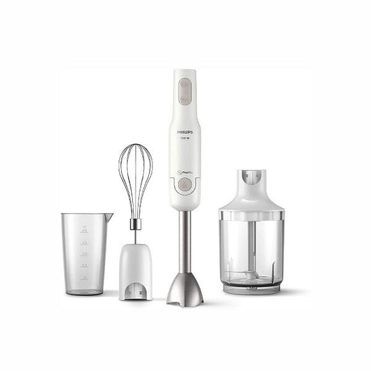 Philips, Blender Hand, 700W, Beaker 0.5L, Xl Chopper, Whisk, Speed (1+Turbo), Sxs Main Body, Color : White