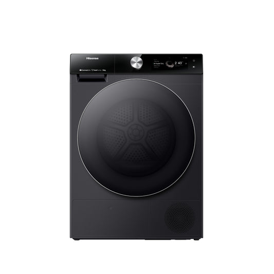 Hisense Front Load Dryer 10Kg, Heat Pump, 17 Programs [Black], HSN-DH7S107