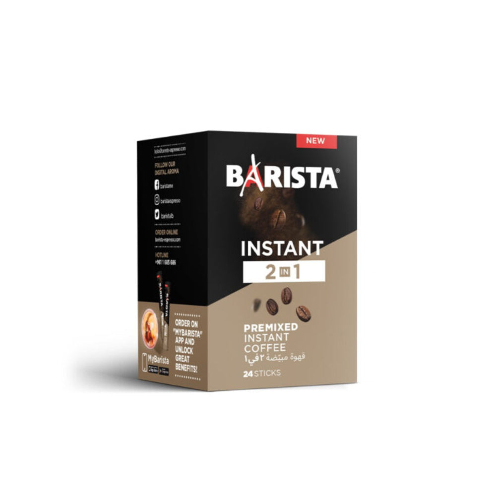 Barista Instant Coffee 2-IN-1 24 Sachet Box, ICS-2IN1