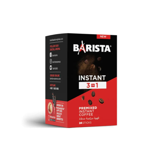 Barista Instant Coffee 3-IN-1 24 Sachet Box, ICS-3IN1