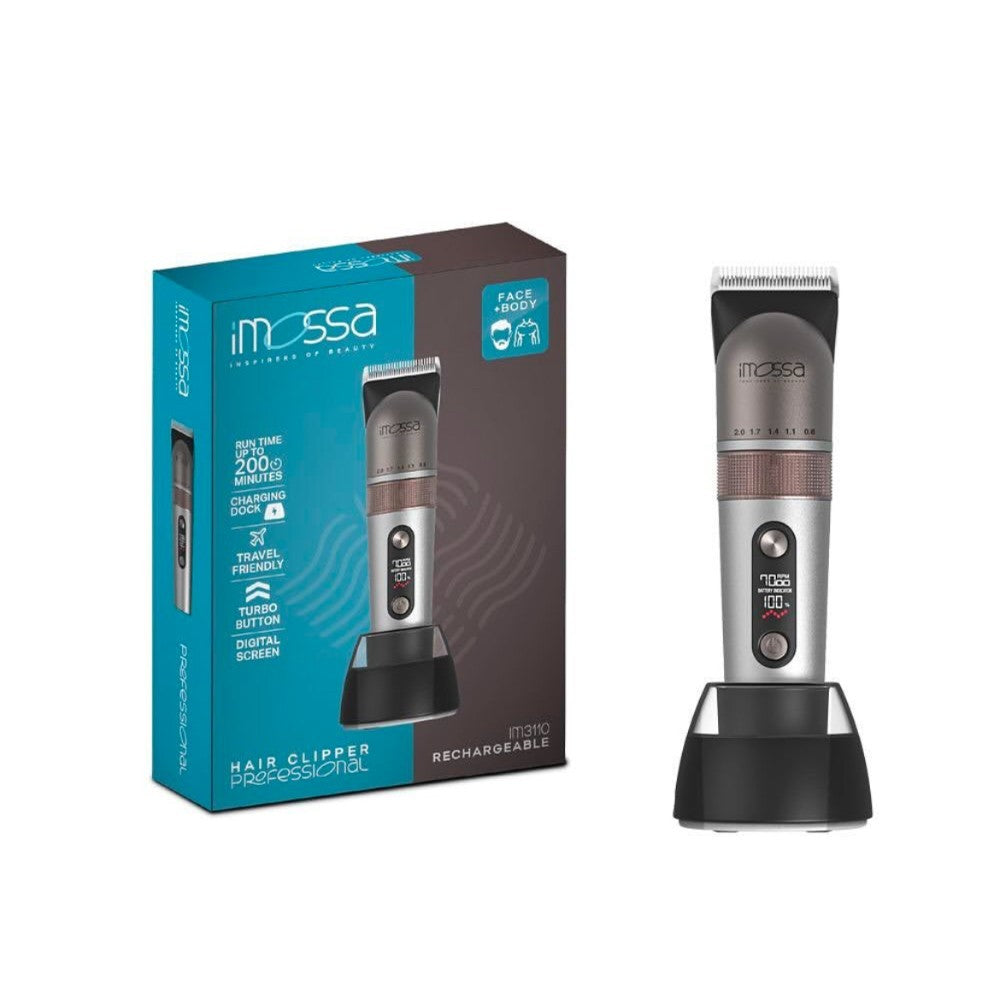 Imossa, Rechargeable Led Display Screen Trimmer + Combs