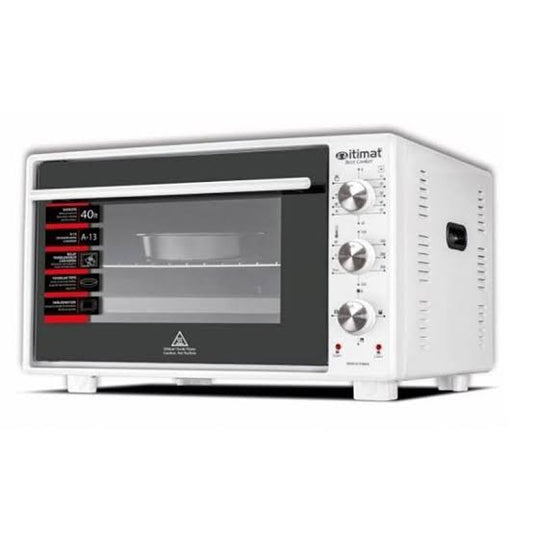 Itimat, Electrical Square Oven Double Glass Fan+Lamp 1837W 60L White, I-60TTFLWH