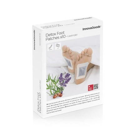InnovaGoods, Detox Foot Patches Lavender 10Units, V0103584