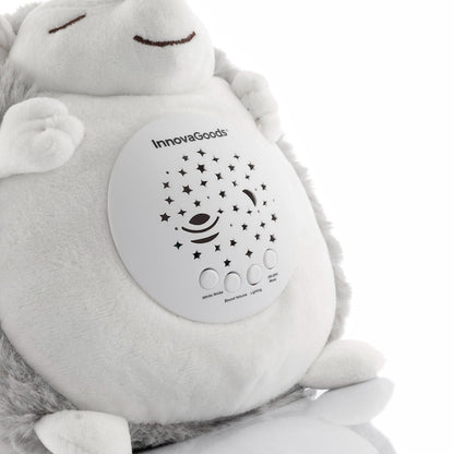 InnovaGoods, Hedgehog Soft Toy With White Noise And Nightlight Projector Spikey, V0103194