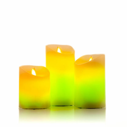 InnovaGoods, Multicolour Flame-Effect Led Candles With Remote Control Lendles 3 Units, V0103781