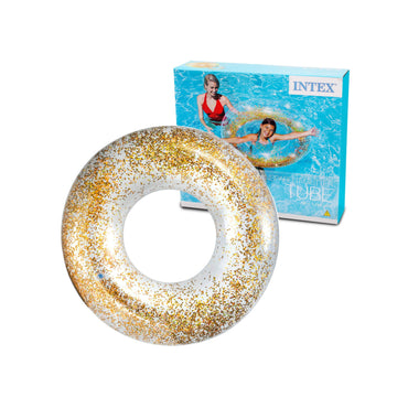 Intex Transparent Glitter Tubes Gold, INT-56274