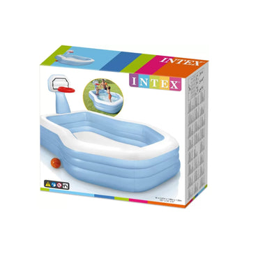 Intex Shootin Hoops Family Pool [257x188x130cm], INT-57183NP