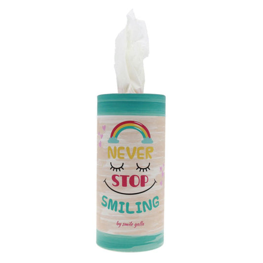 Smile Yalla, Napkins Tissue Box, Never Stop Smiling