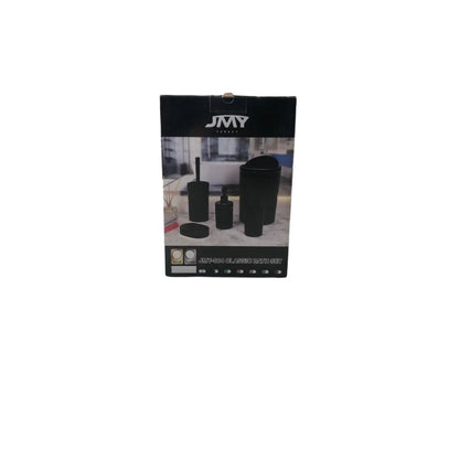 JMY, Bath Set 5 Pieces Marble Grey