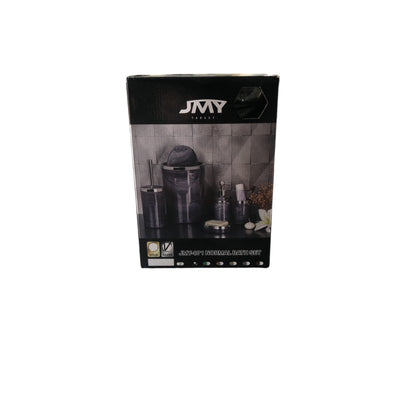 JMY, Bath Set 5 Pieces Marble Grey