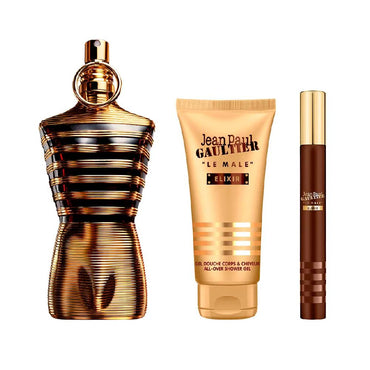Jean Paul Gaultier Le Male Elixir Parfum 125ml Holiday Gift Set