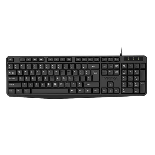 Meetion, K200B Corded Keyboard Ergonomic Design Uv Layout Not Easy To Remove