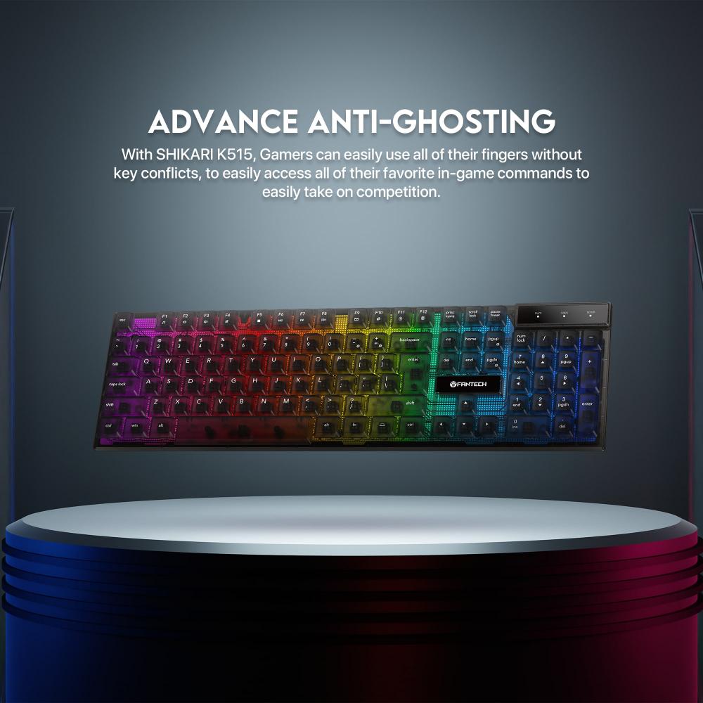 Fantech, K515 Shikari Rgb Gaming Keyboard