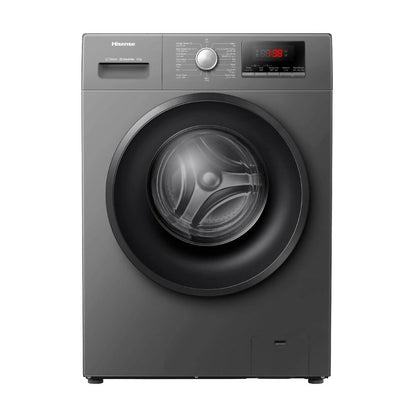 Hisense, Washer 9kg Front Load Slim, Inverter - [Silver], HSN-WFQP9014T
