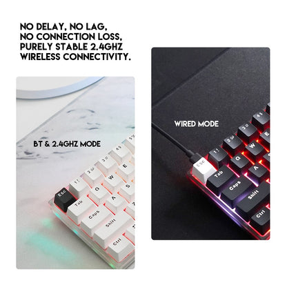 Fantech, Mk857 Maxfit61 Rgb Mechanical Gaming Keyboard
