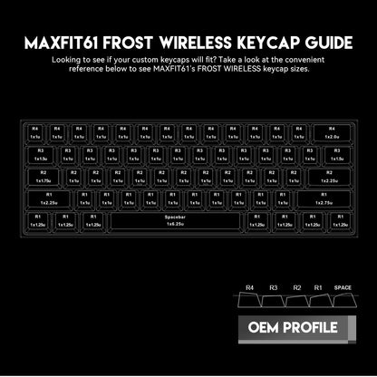 Fantech, Mk857 Maxfit61 Rgb Mechanical Gaming Keyboard