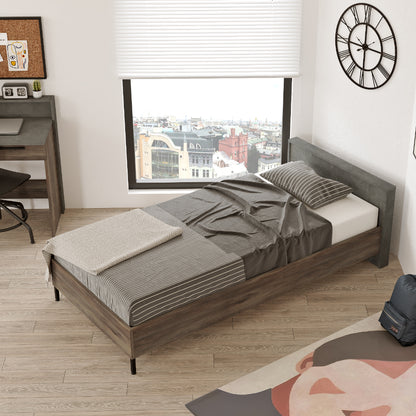 KDesign Premium Bedstead [Cura - Concrete], HM4-CG