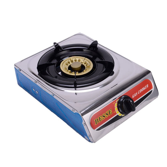 Besse, Gas Cooker Single Burner Stainless Steel - 1001