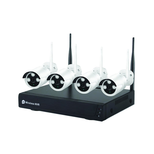 Wireless Security Surveillance Camera with 4 Channels - KIT400CH.