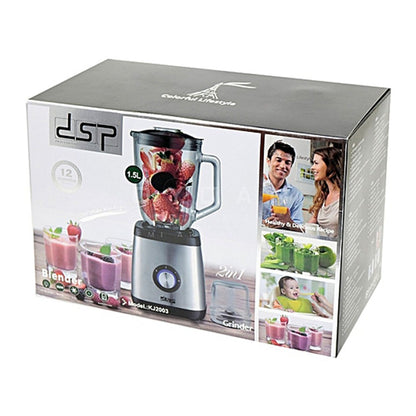 Dsp, Kj2003, 2 In 1 Blender & Grinder