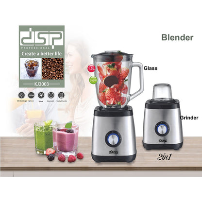 Dsp, Kj2003, 2 In 1 Blender & Grinder