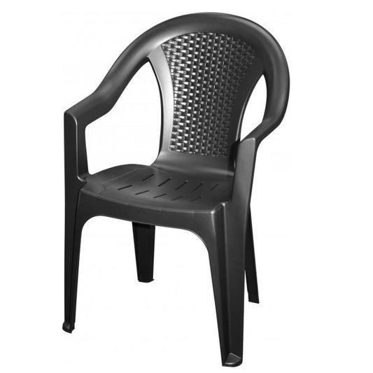 Itemz, Outdoor Garden Armchair 55X50X82 Cm Black