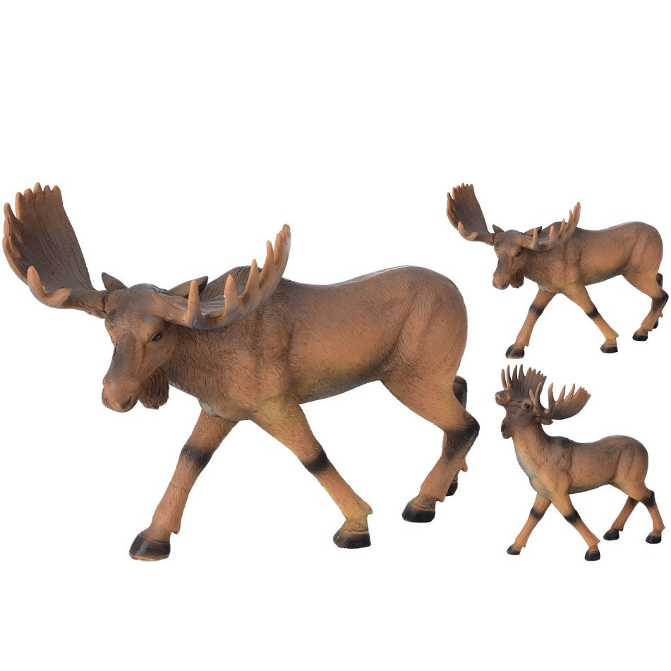Itemz, Large Moose Poly Stone 2 Assorted Designs