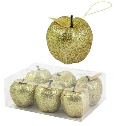 Itemz, Set Of 6 Pcs Apples 5.5 Cm, Available in Different Colors