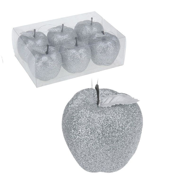 Itemz, Set Of 6 Pcs Apples 5.5 Cm, Available in Different Colors