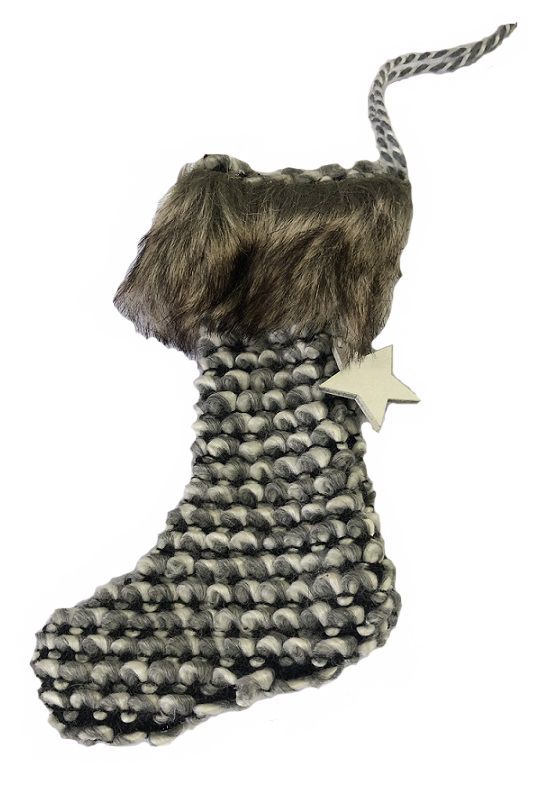 Itemz, Knit Christmas Sock Ornament 20Cm