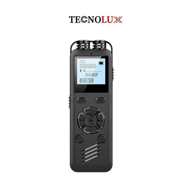 Technolux, Mini Digital Voice Recorder 16Gb, Professional Recording Chip Dual Microphone
