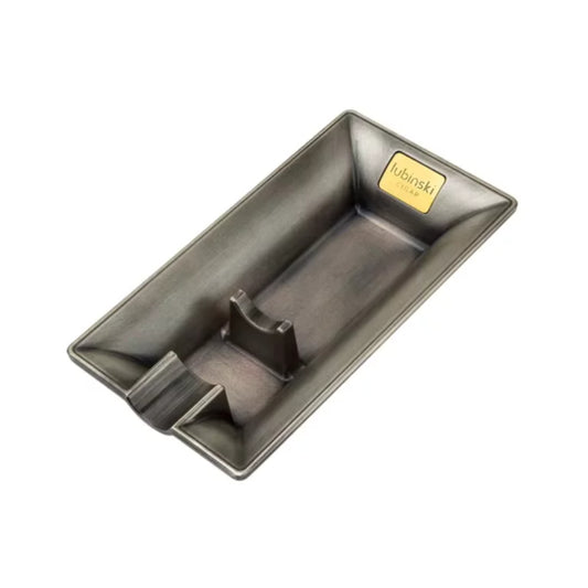 Lubinski, Creative Design Metal Cigar Ashtray Luxury Cigar Accessories Cigar Holder Silver, LB-ASH073B