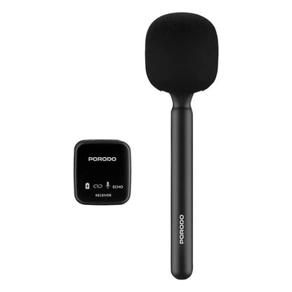 Porodo Two-Device Connect Handheld Lavalier Microphone, LFS133