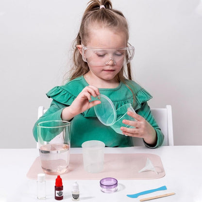 Science Explore, Kids Toys Handmade Diy Lip Balm & Nail Polish Experiment Kit Creative Lipstick & Nail Polish Educational Toys Gift Set For Girls