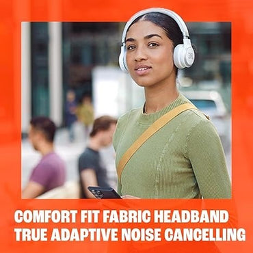 JBL, Live 670Nc - Wireless On-Ear Headphones With Adaptive Noise Cancelling With Smart Ambient, Up To 65H Battery Life With Speed Charge, Lightweight, Comfortable And Foldable Design (White)