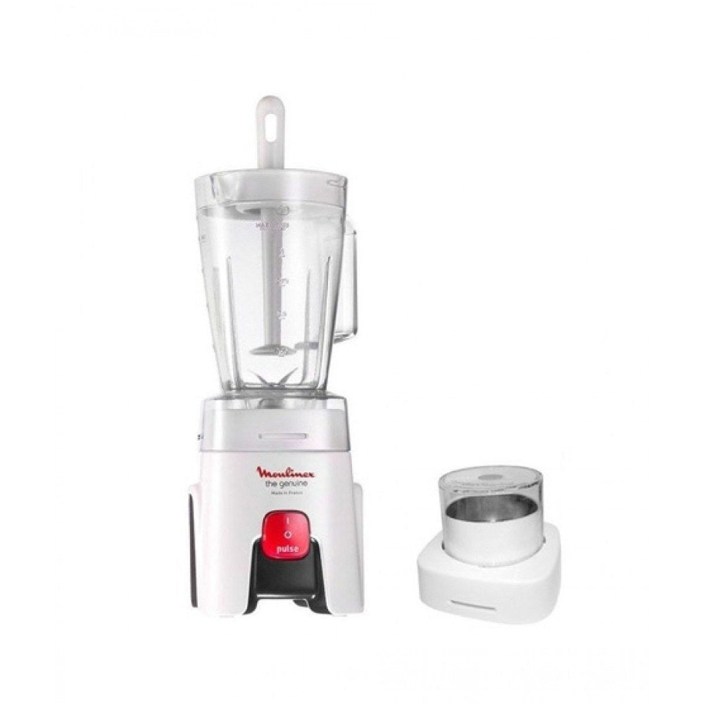 Moulinex, Blender, 450W, 1.5L, White, LM241025